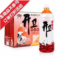 开卫 山楂果汁1kg*6瓶