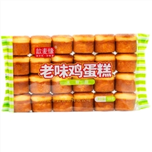 *麦缘木糖醇老味鸡蛋糕500克