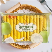 *幸孜孜 清新卷卷酥180g（泰式椰奶味）
