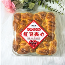 瀚麦香红豆夹心拉丝老面包450g