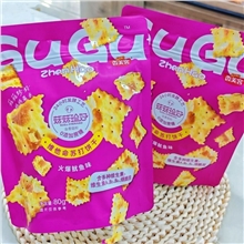 香美客 菇菇珍好苏打饼干80g（火爆鱿鱼）不管退
